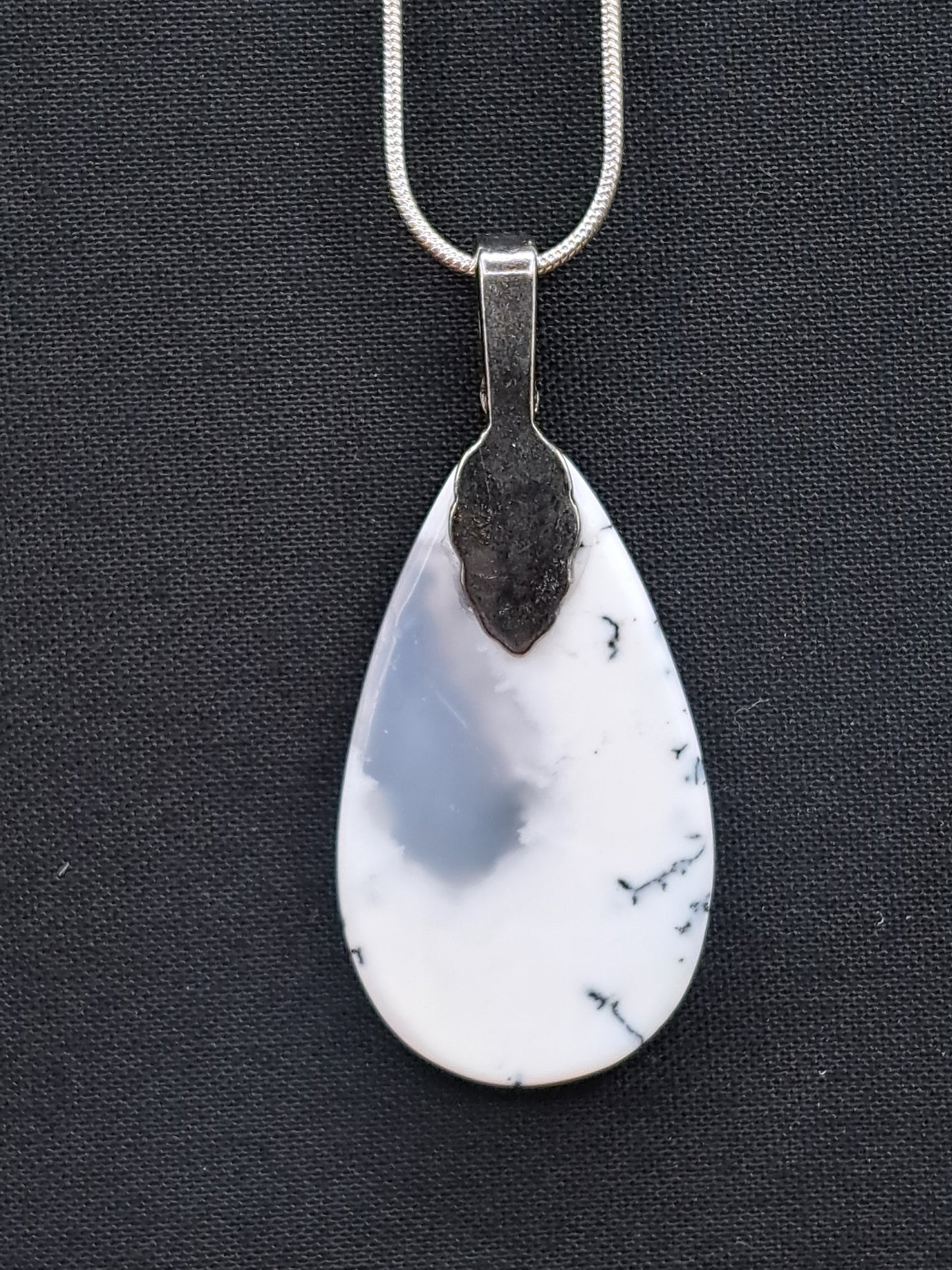 Dendritic Agate Crystal Necklace