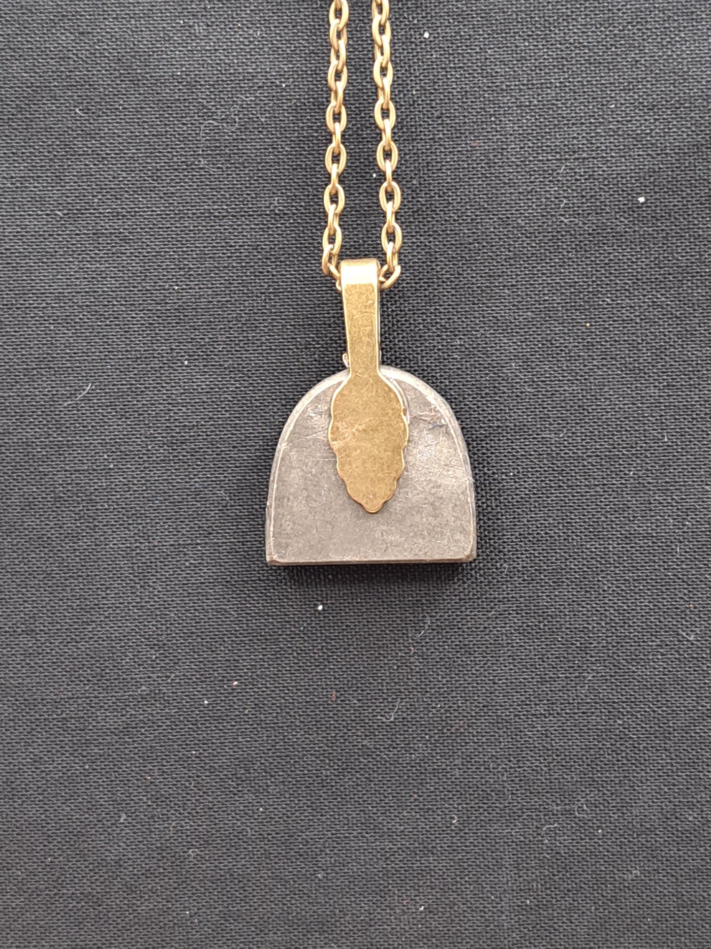 Cubic Pyrite Crystal Necklace