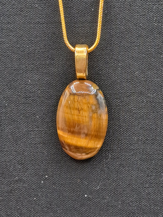 Tiger's Eye Crystal Necklace