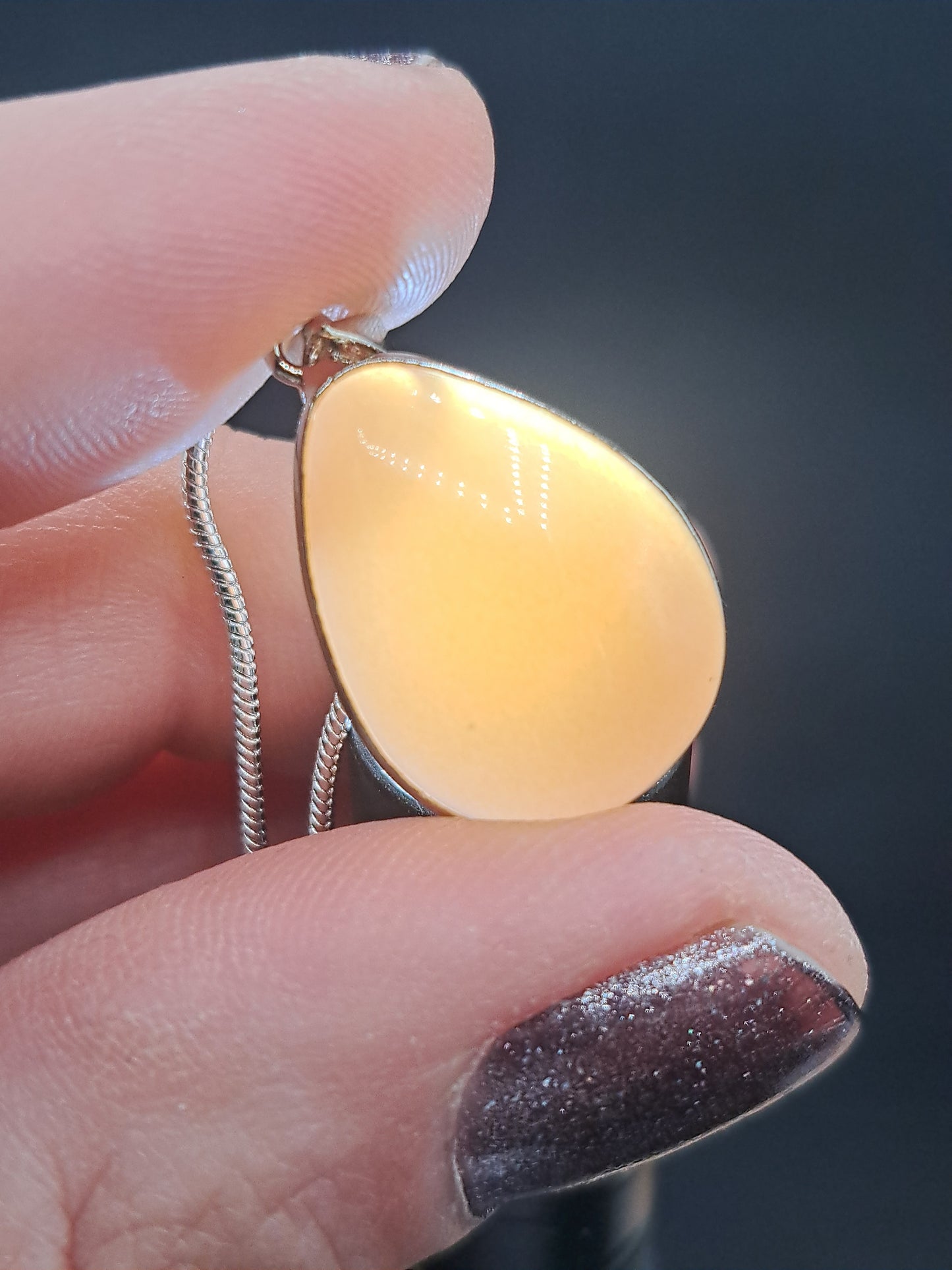 Sunstone Crystal Necklace