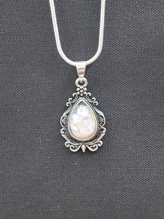 Moonstone Crystal Necklace