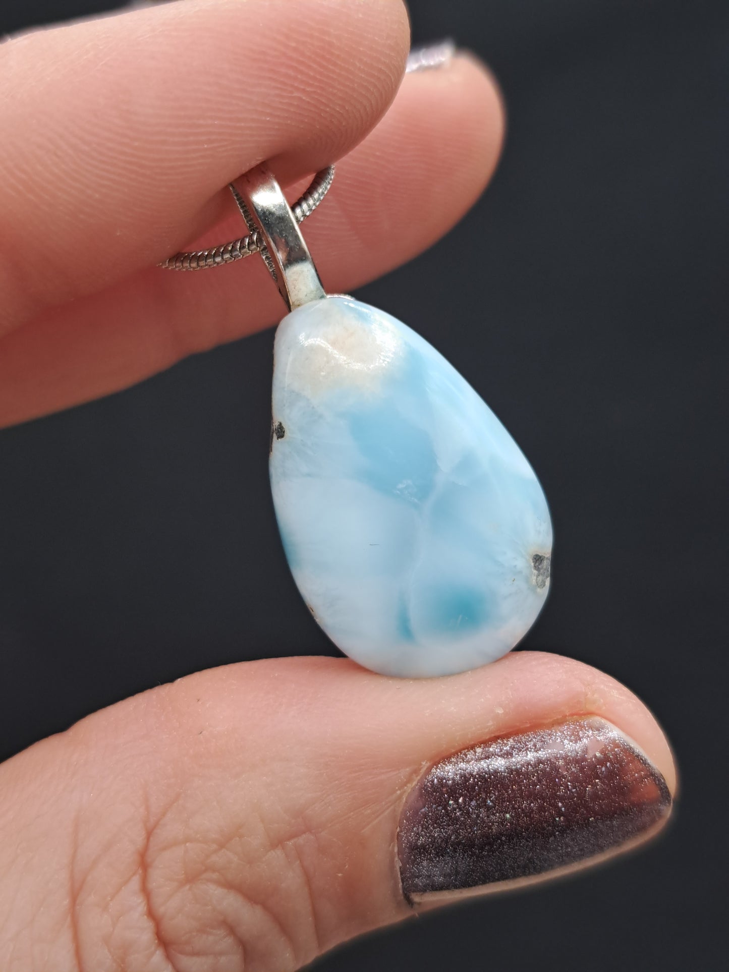 Larimar Crystal Necklace - You Choose