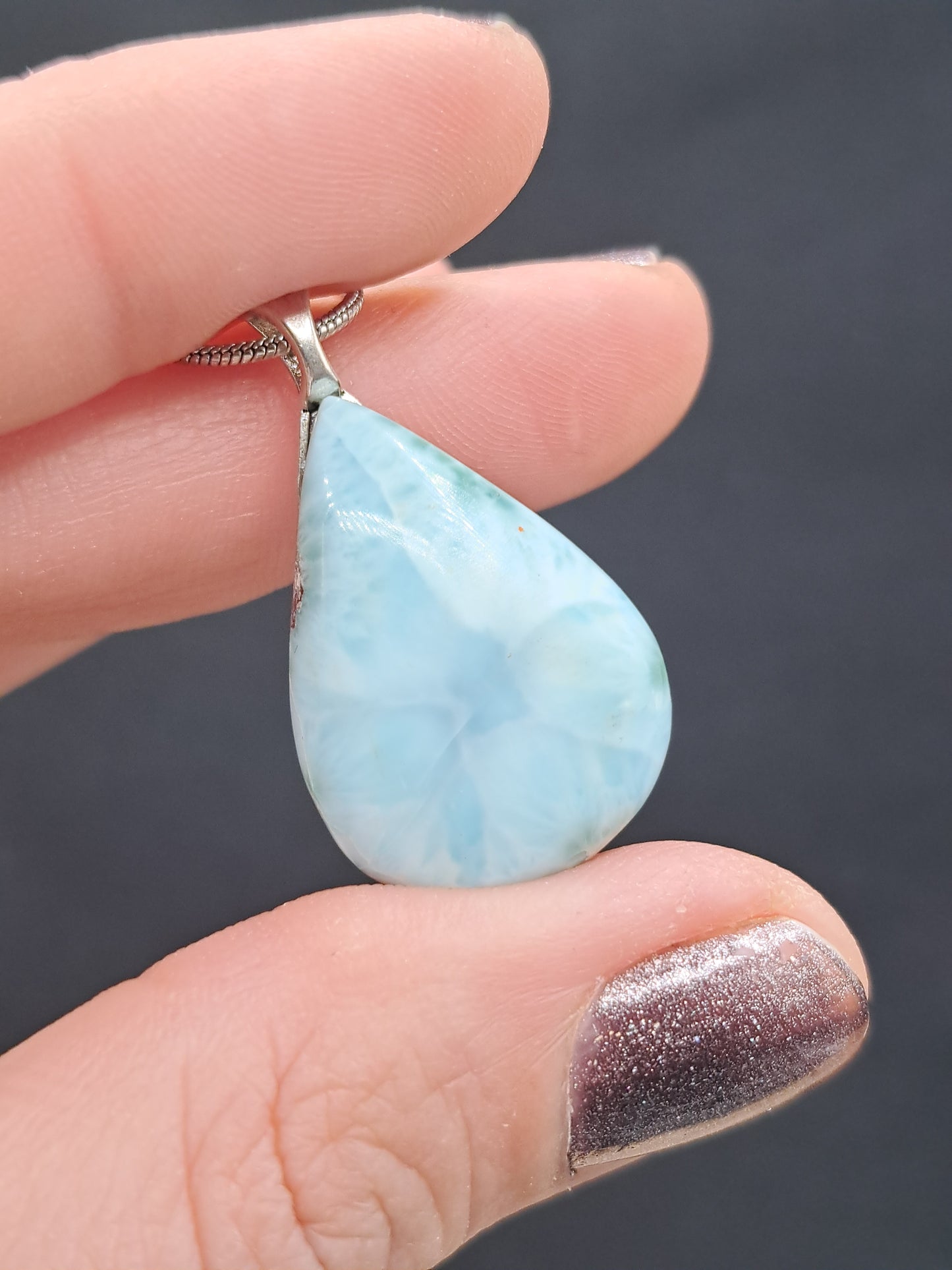 Larimar Crystal Necklace - You Choose