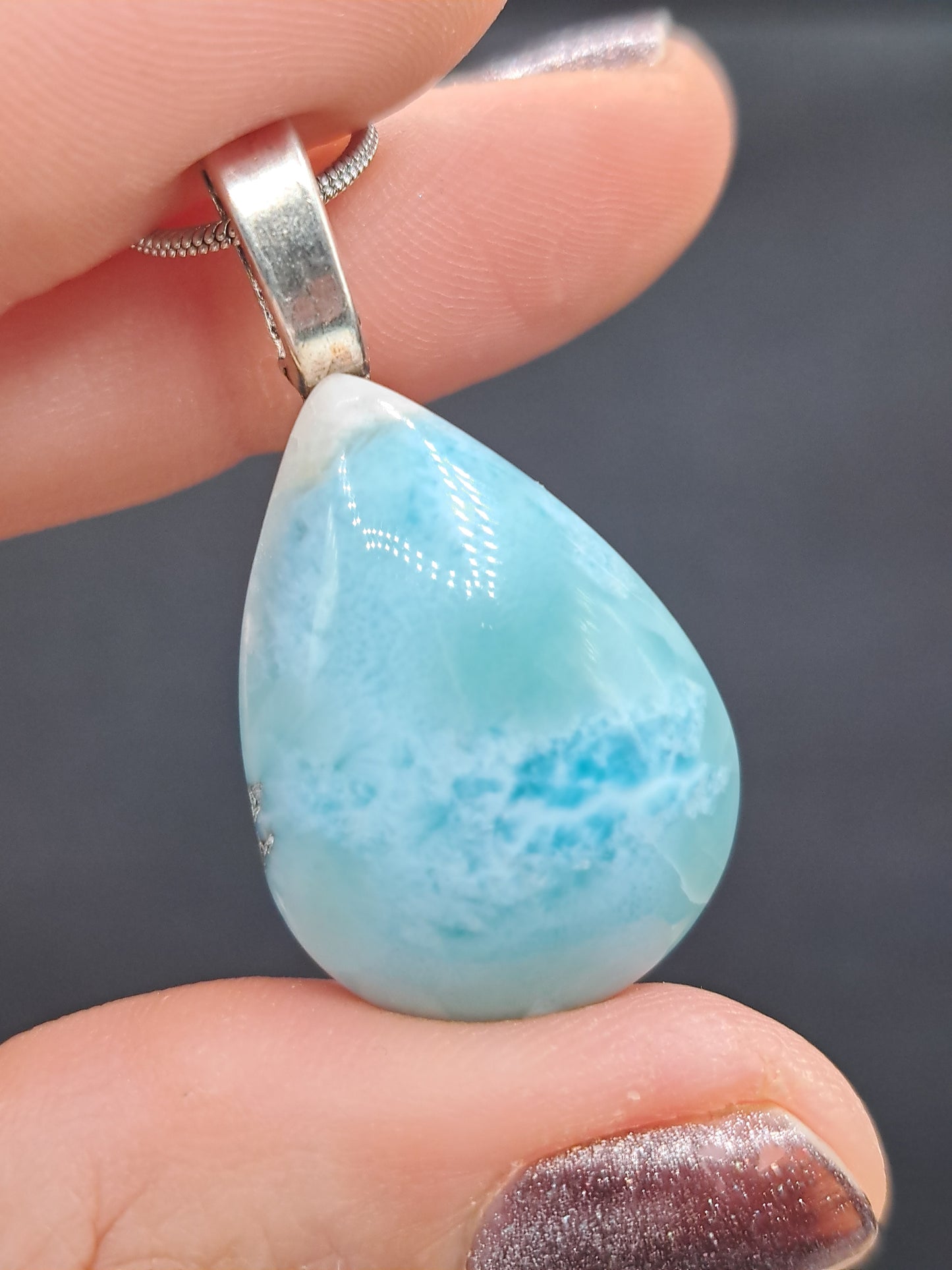 Larimar Crystal Necklace - You Choose