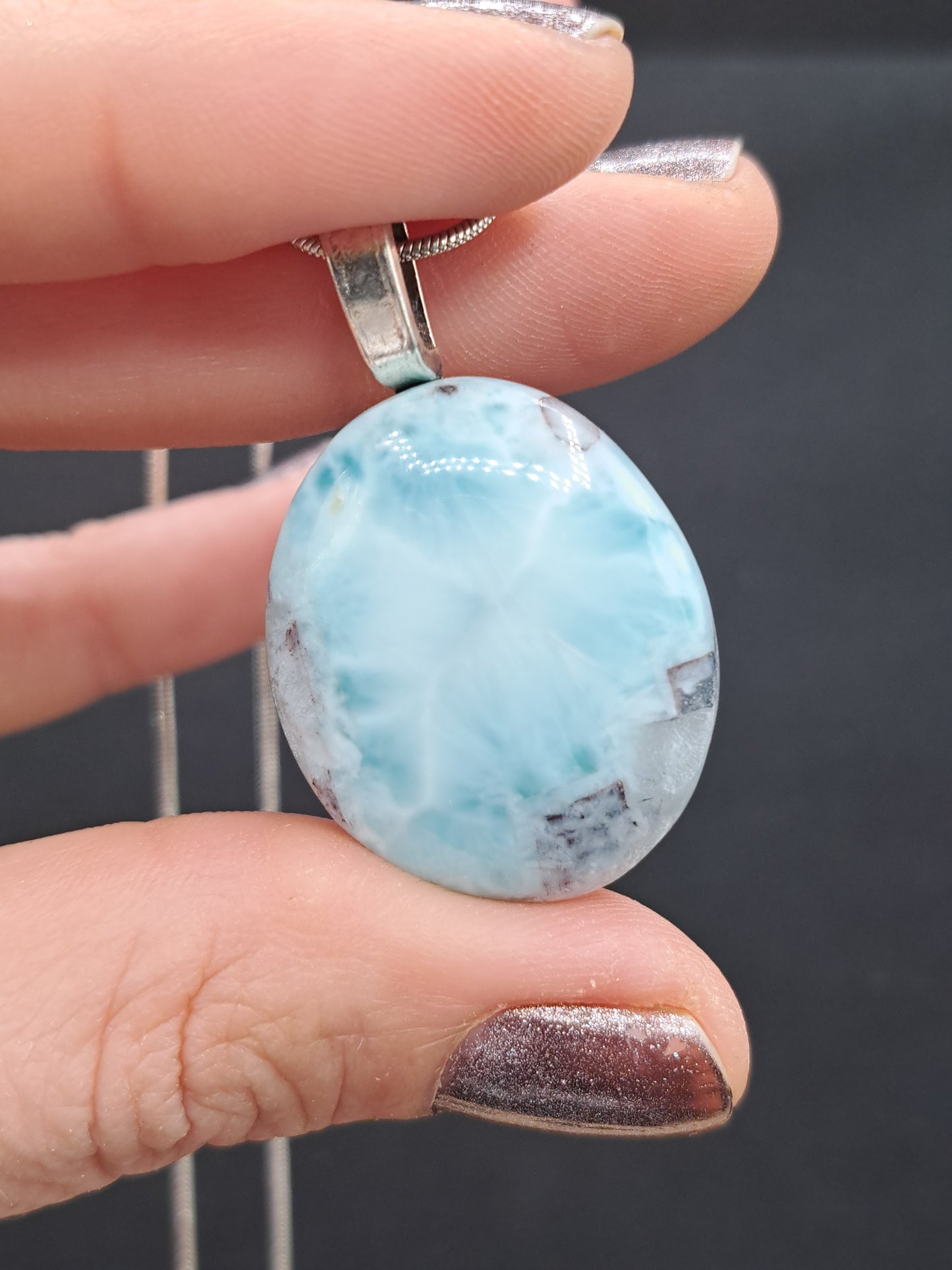 Larimar Crystal Necklace - You Choose