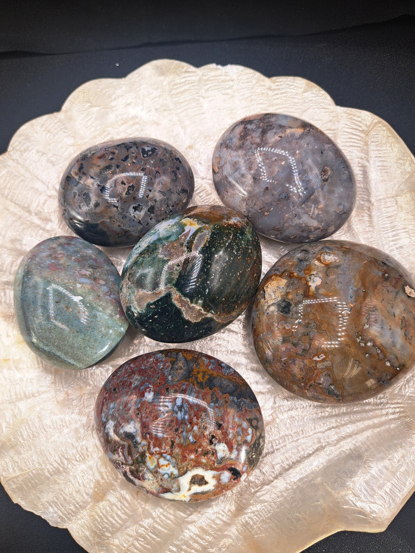 Sea Jasper Palm Stone - You Choose