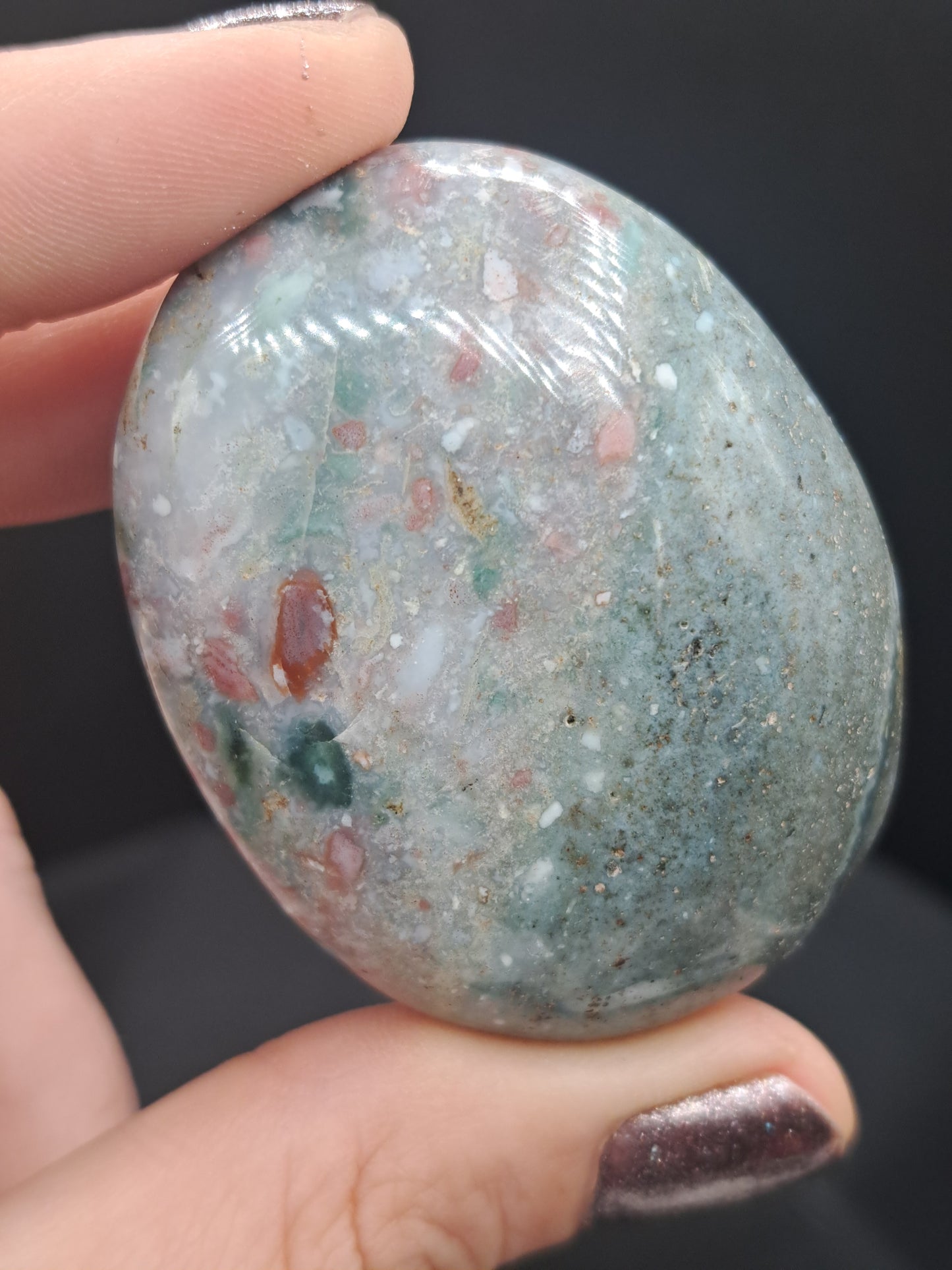 Sea Jasper Palm Stone - You Choose