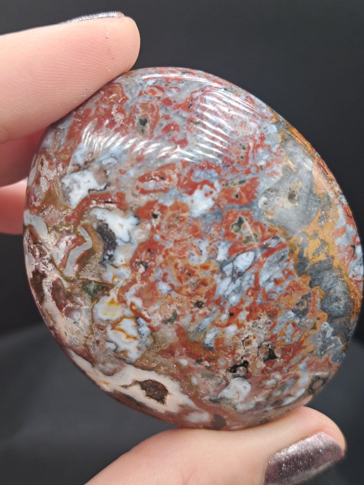 Sea Jasper Palm Stone - You Choose