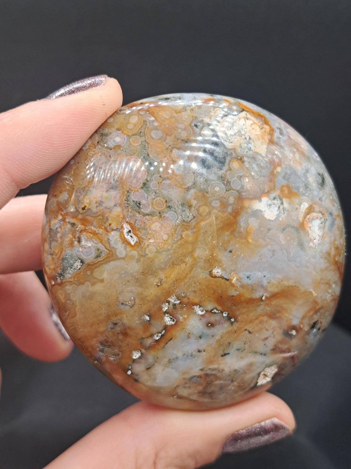 Sea Jasper Palm Stone - You Choose