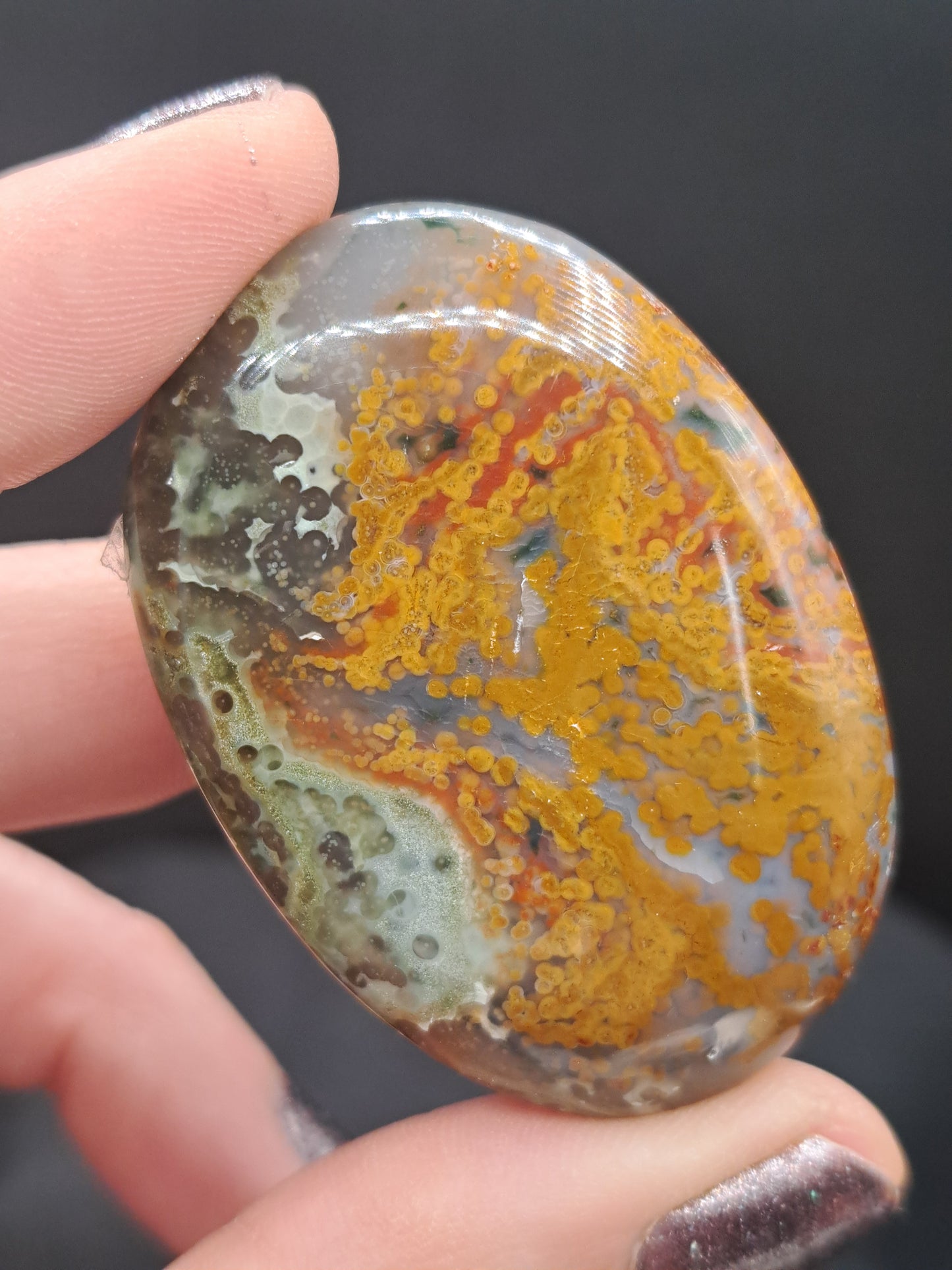 Old Stock Ocean Jasper Pebble - You Choose