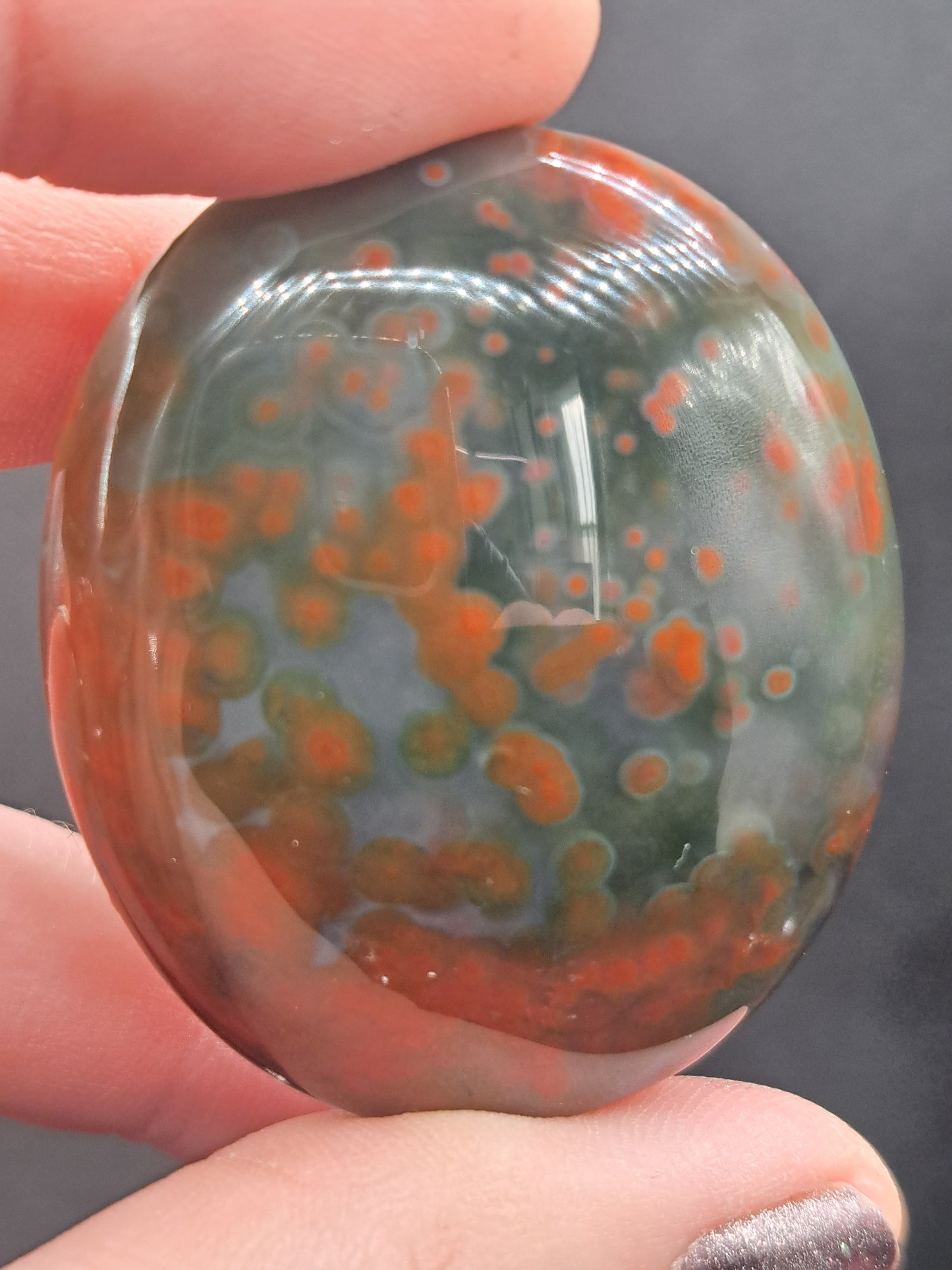 Old Stock Ocean Jasper Pebble - You Choose