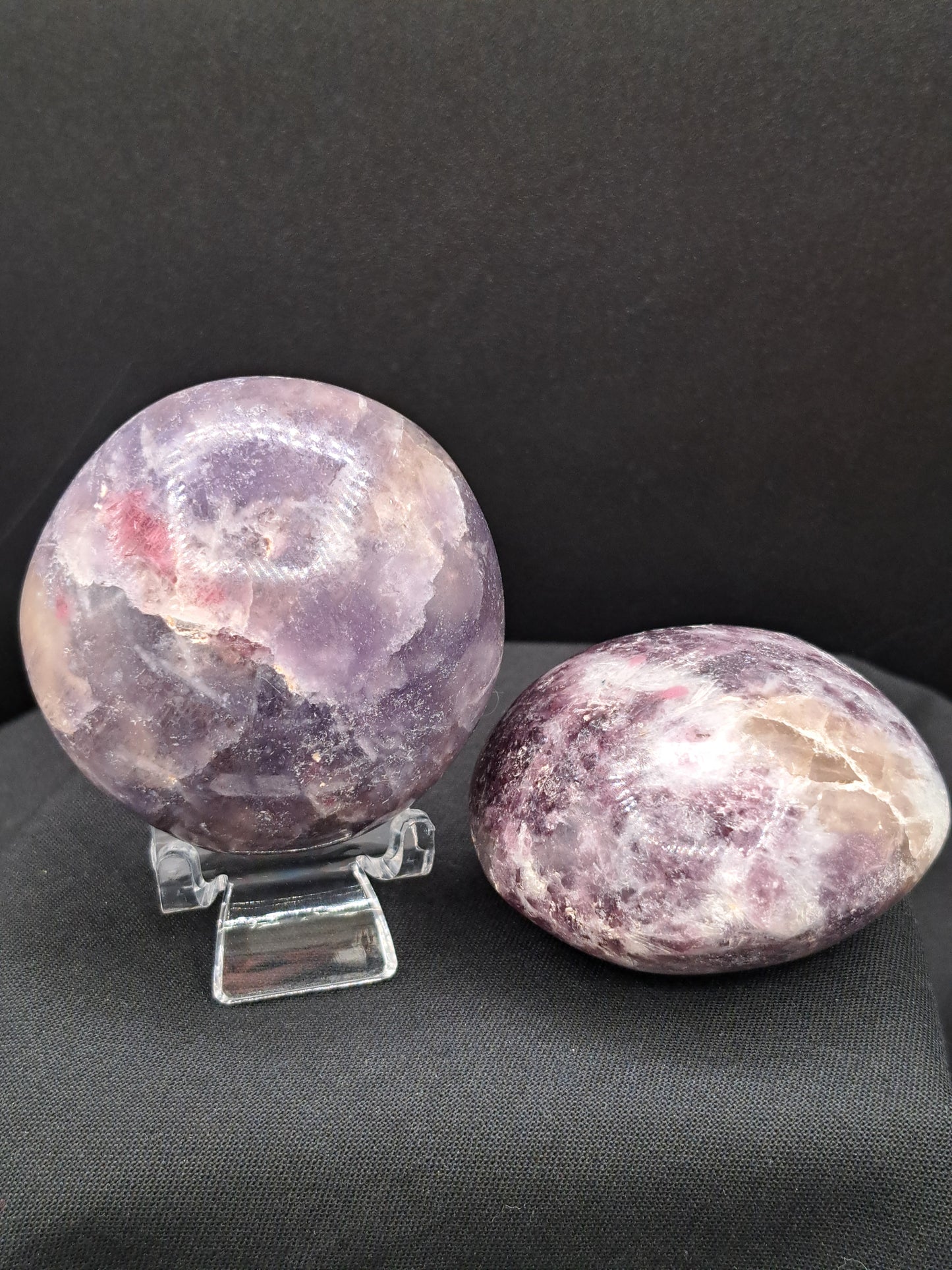 Lepidolite Palm Stone - You Choose