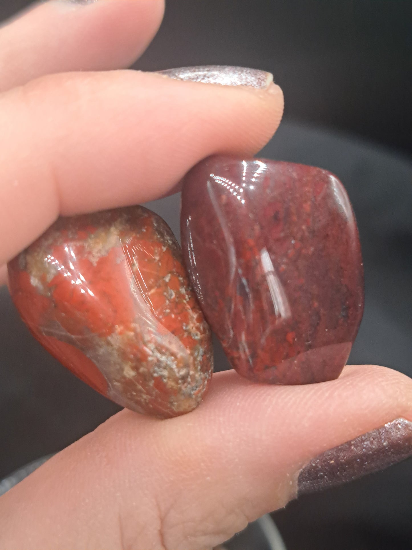 Brecciated Red Jasper Tumble - Intuitive Pick