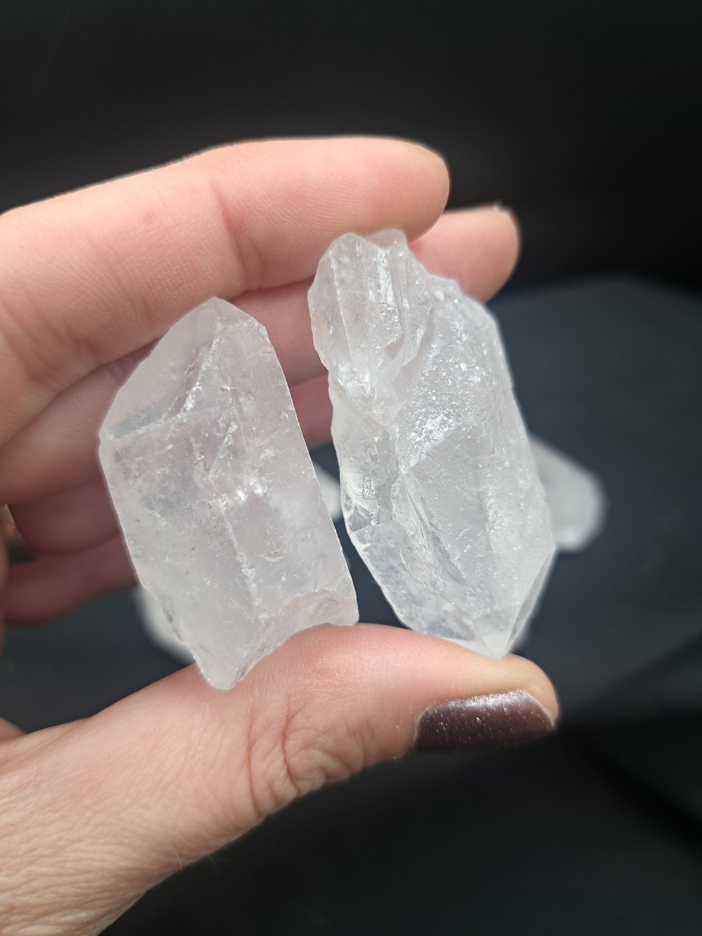 Clear Quartz Raw Crystal - Choose Size