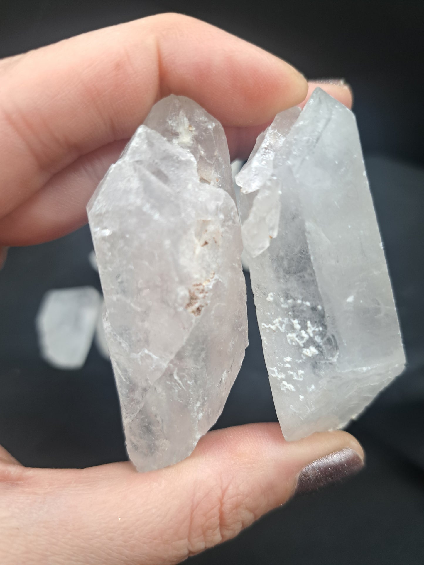 Clear Quartz Raw Crystal - Choose Size