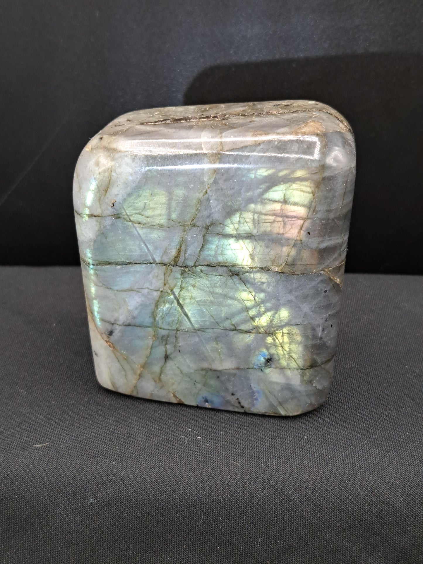 Labradorite Freeform With Webbed Multi Color Flash