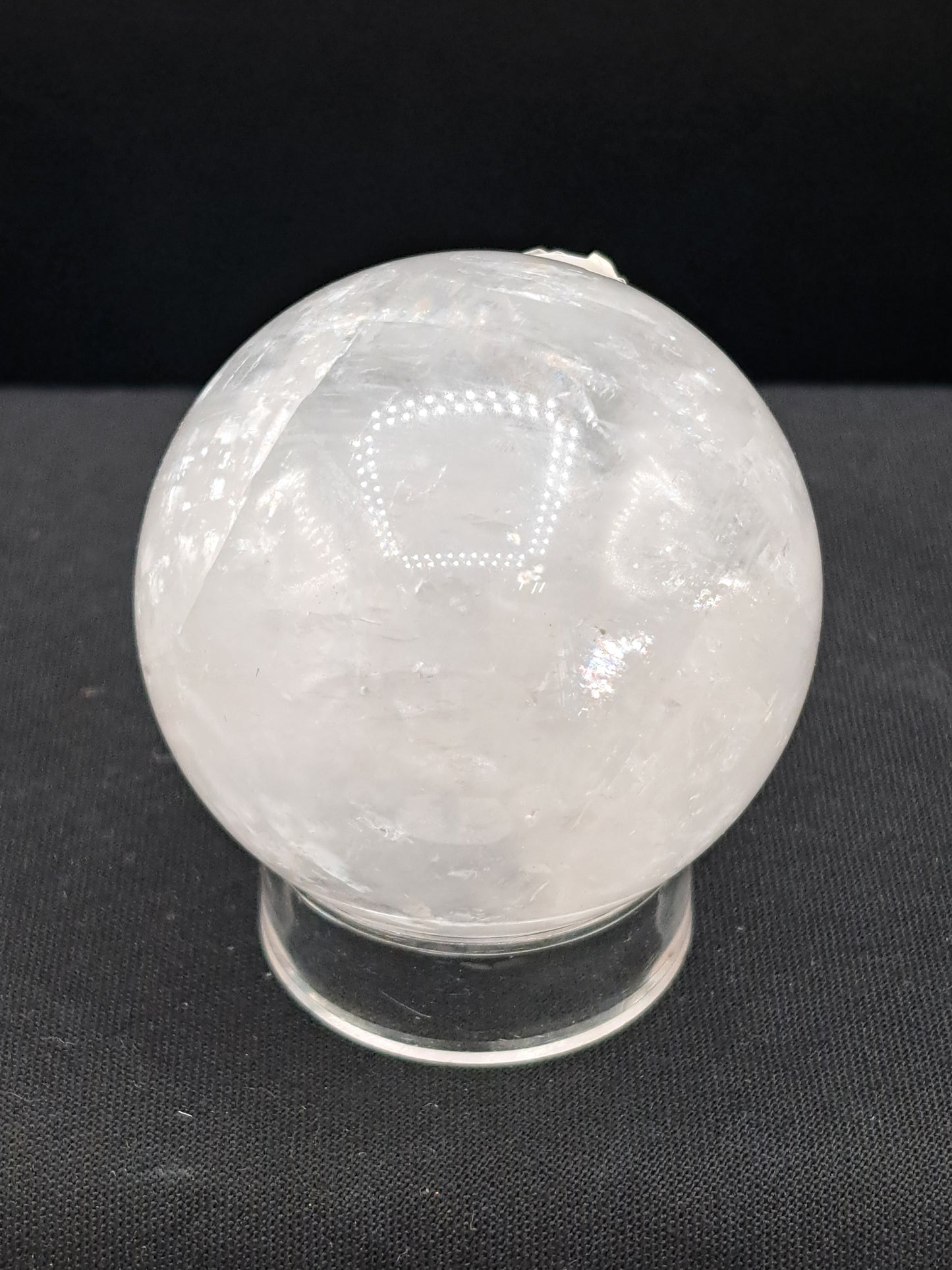 Rainbow Clear Calcite Sphere - Choose Size