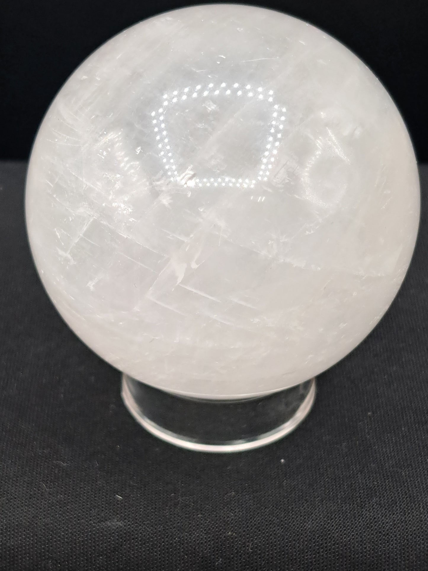 Rainbow Clear Calcite Sphere - Choose Size