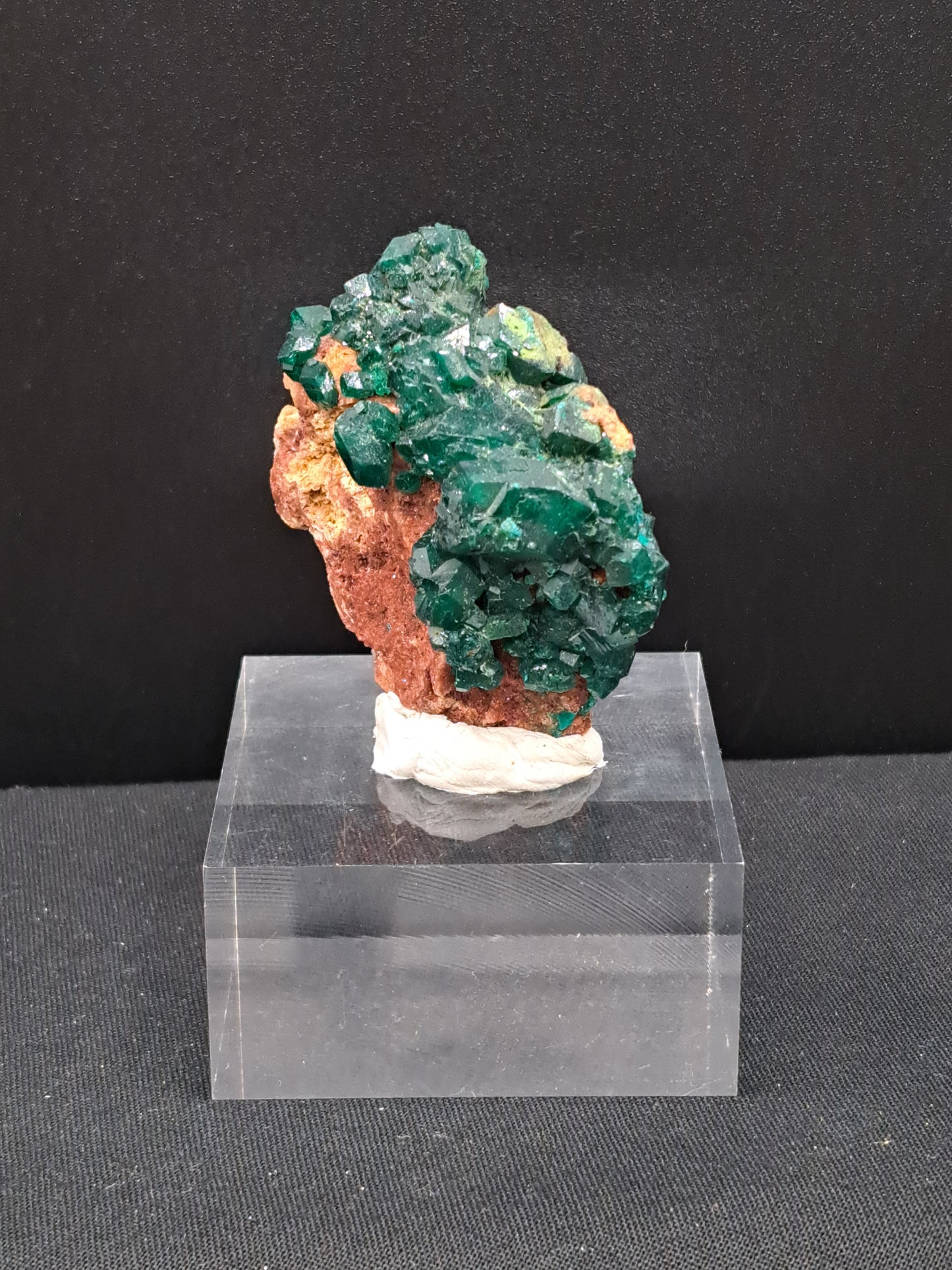 Dioptase On Acrylic Base