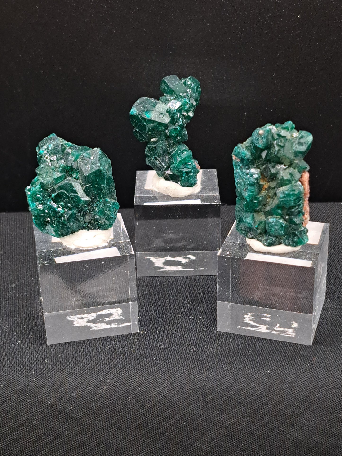 Dioptase On Acrylic Base - You Choose