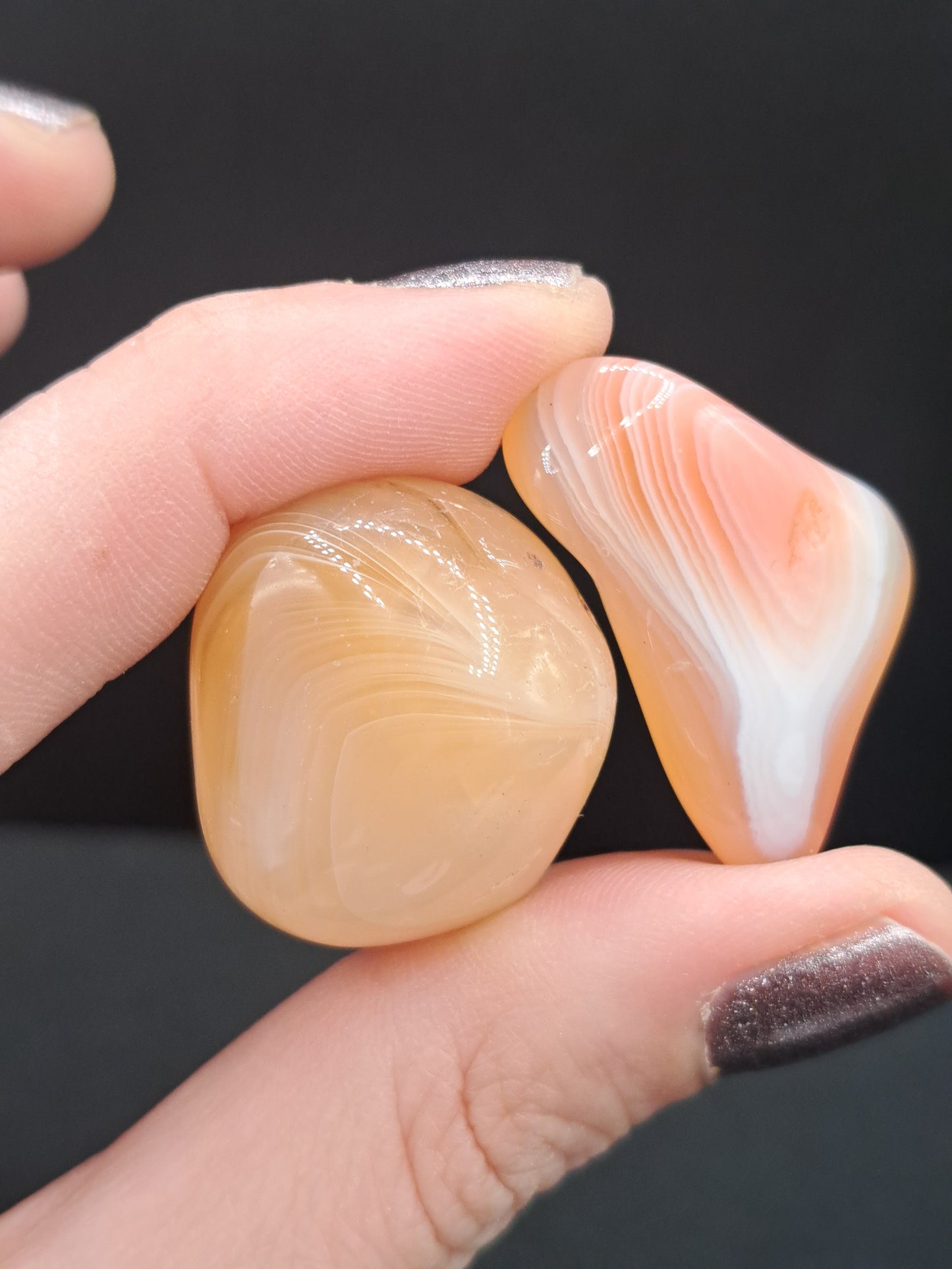 Apricot Carnelian Agate Tumble - Intuitive Pick